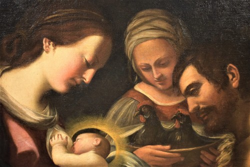 Nativité, atelier de Gerrit van Honthorst (Utrecht 1592 -1656) - Louis XIII